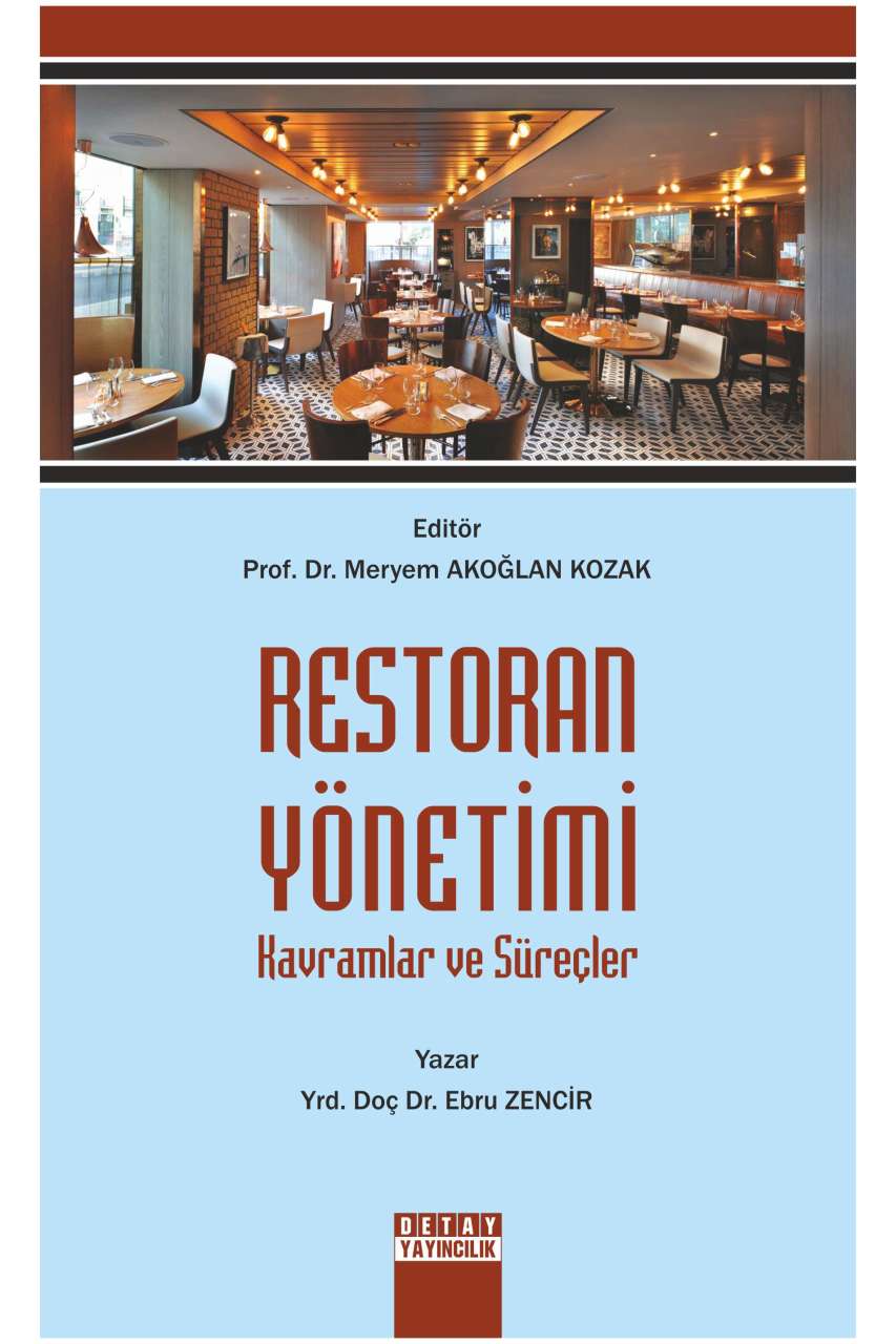 RESTORAN YÖNETİMİ : Kavramlar ve Süreçler