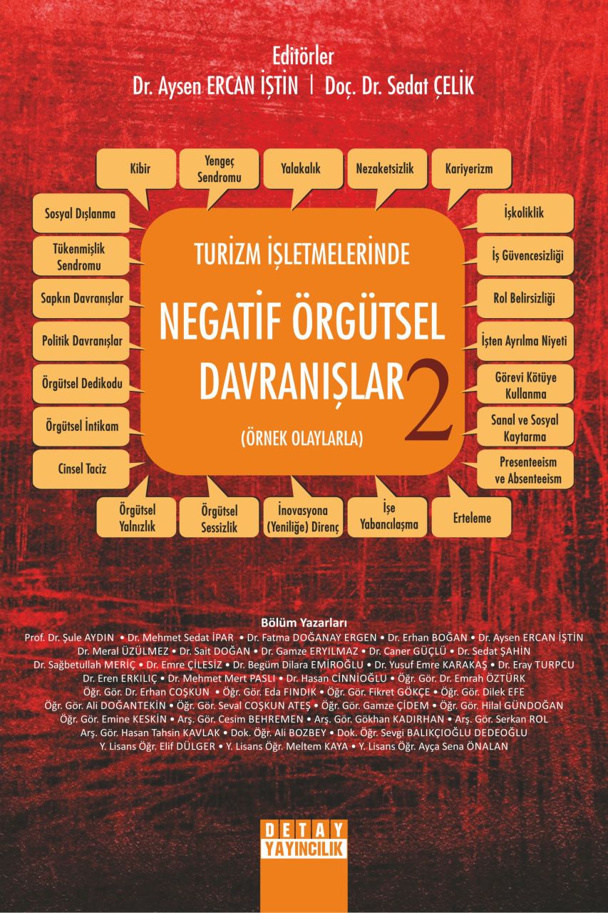 TURİZM İŞLETMELERİNDE NEGATİF ÖRGÜTSEL DAVRANIŞLAR 2 ( Örnek Olaylarla )
